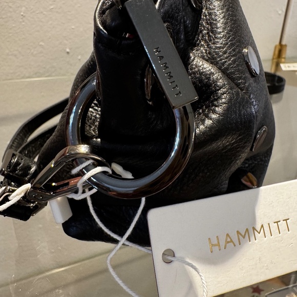 Hammit Daniel Crossbody/Clutch Sm Blk Gunmetal NWT - Picture 5 of 6